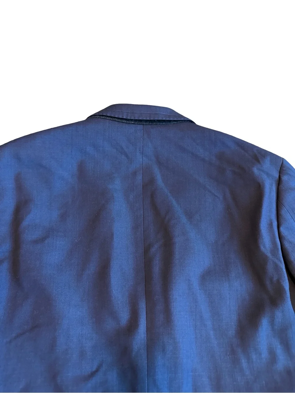 The Blk Tux Tollegno 1900 Navy Blazer Jacket Sport Coat Merino Wool Size 36R Men